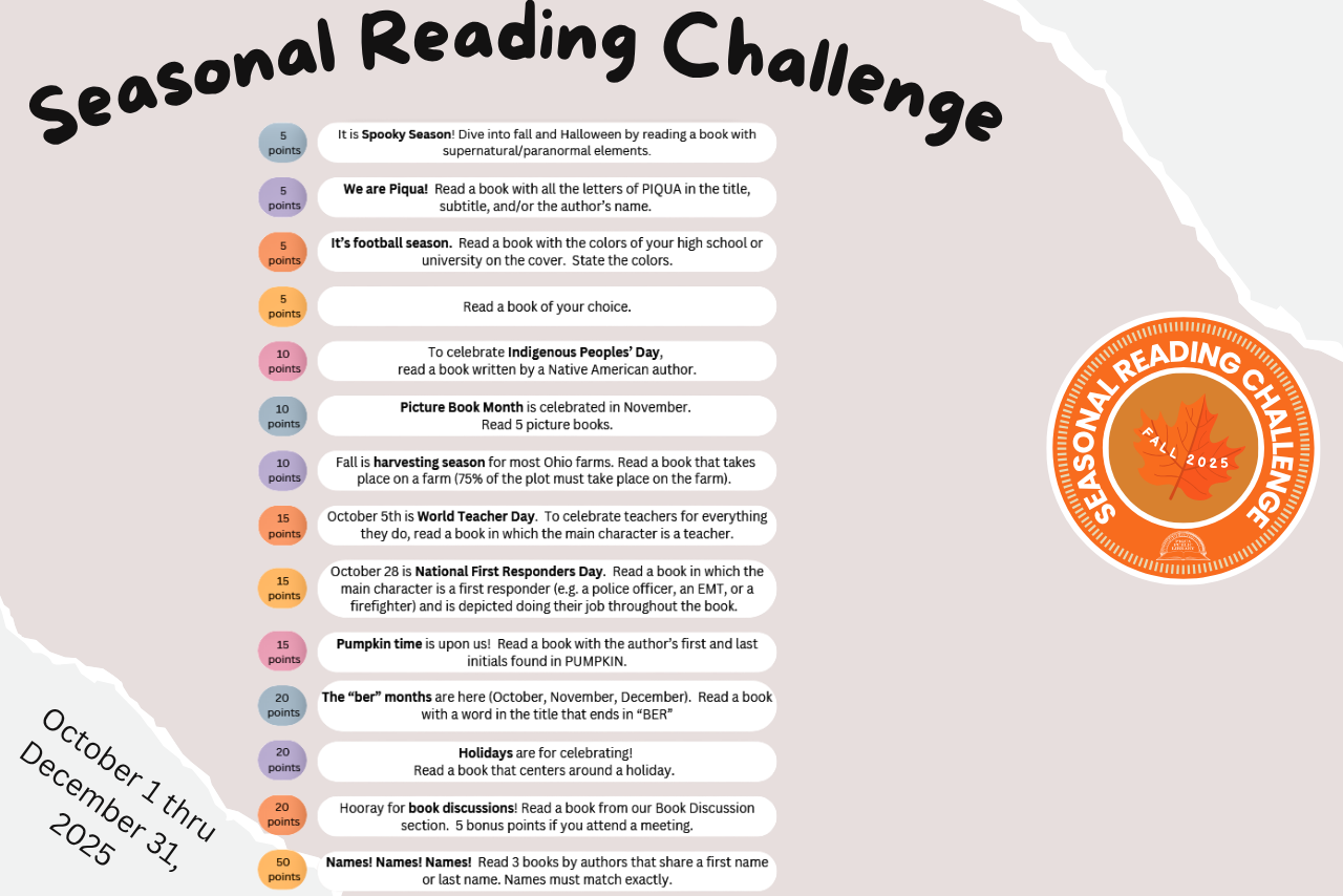Seasonal Reading Challenge