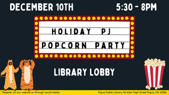 Holiday PJ Popcorn Party