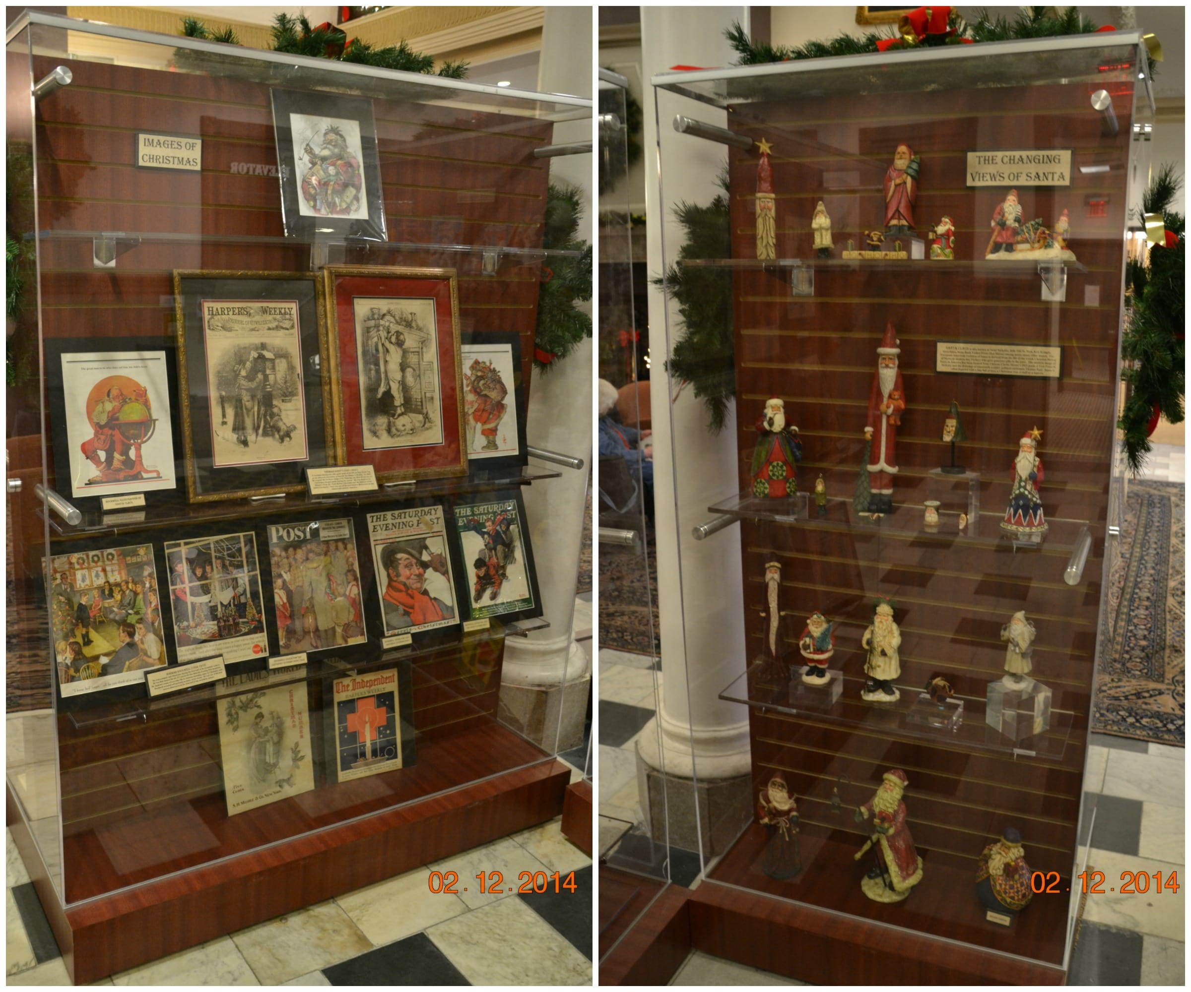 Images of Christmas and Changing Views of Santa Displays