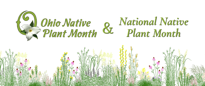 Ohio Native Plant Month and National Native Plant Month Graphic